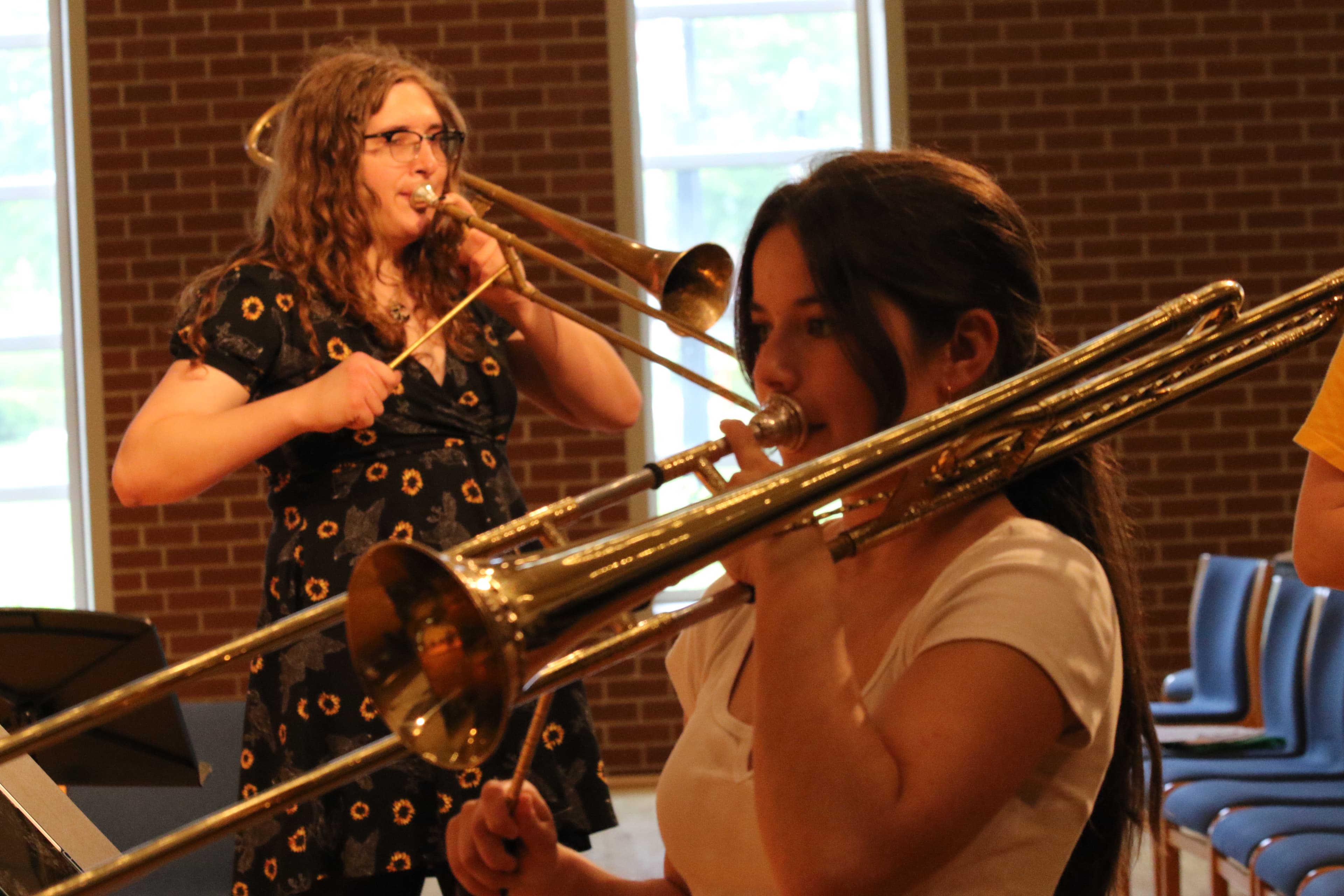 Brass Beyond students and educators at a workshop