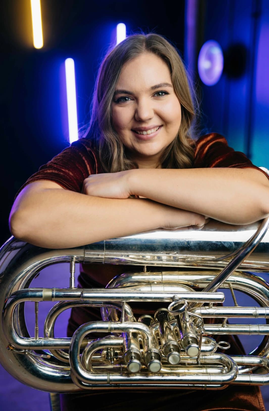 Serena Voltz, tuba player and educator